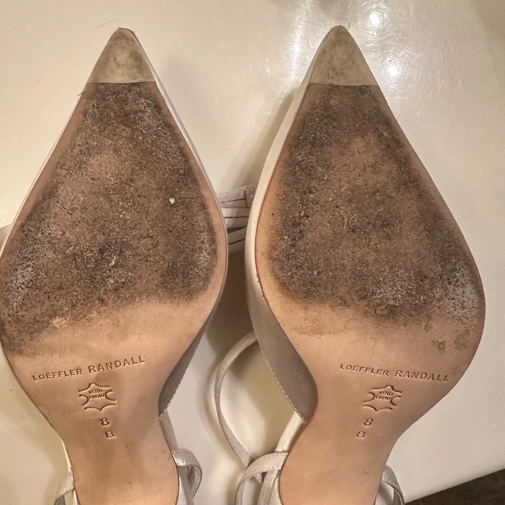 Loeffler Randall bridal Alina Heels with Bow Detail